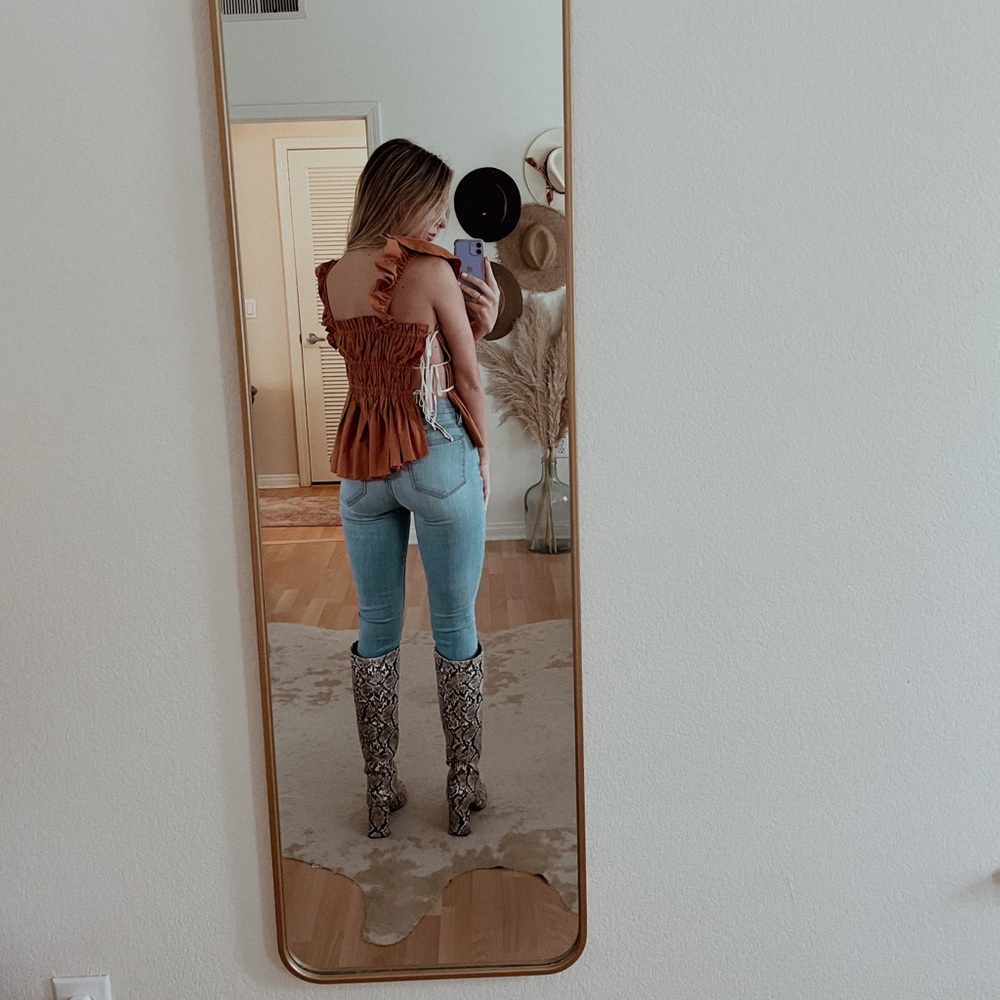 Rust vintage Free People Top NWT - Picture 6 of 6